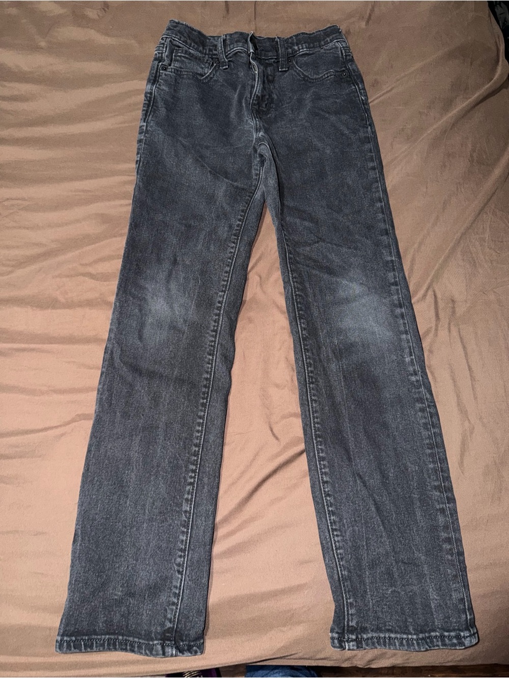 Old Navy Boy's Straight Jeans in Washed Black